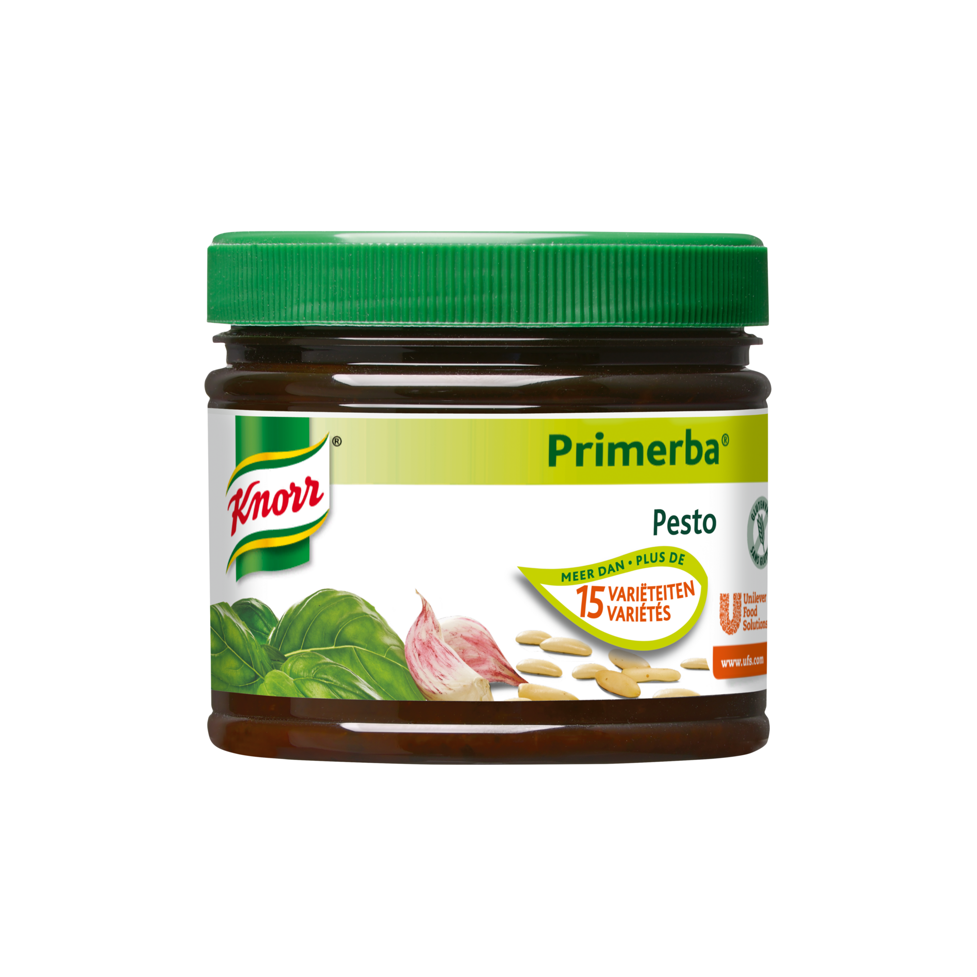 18926 Groene pesto kruiden in olie primerba 2x340 gram