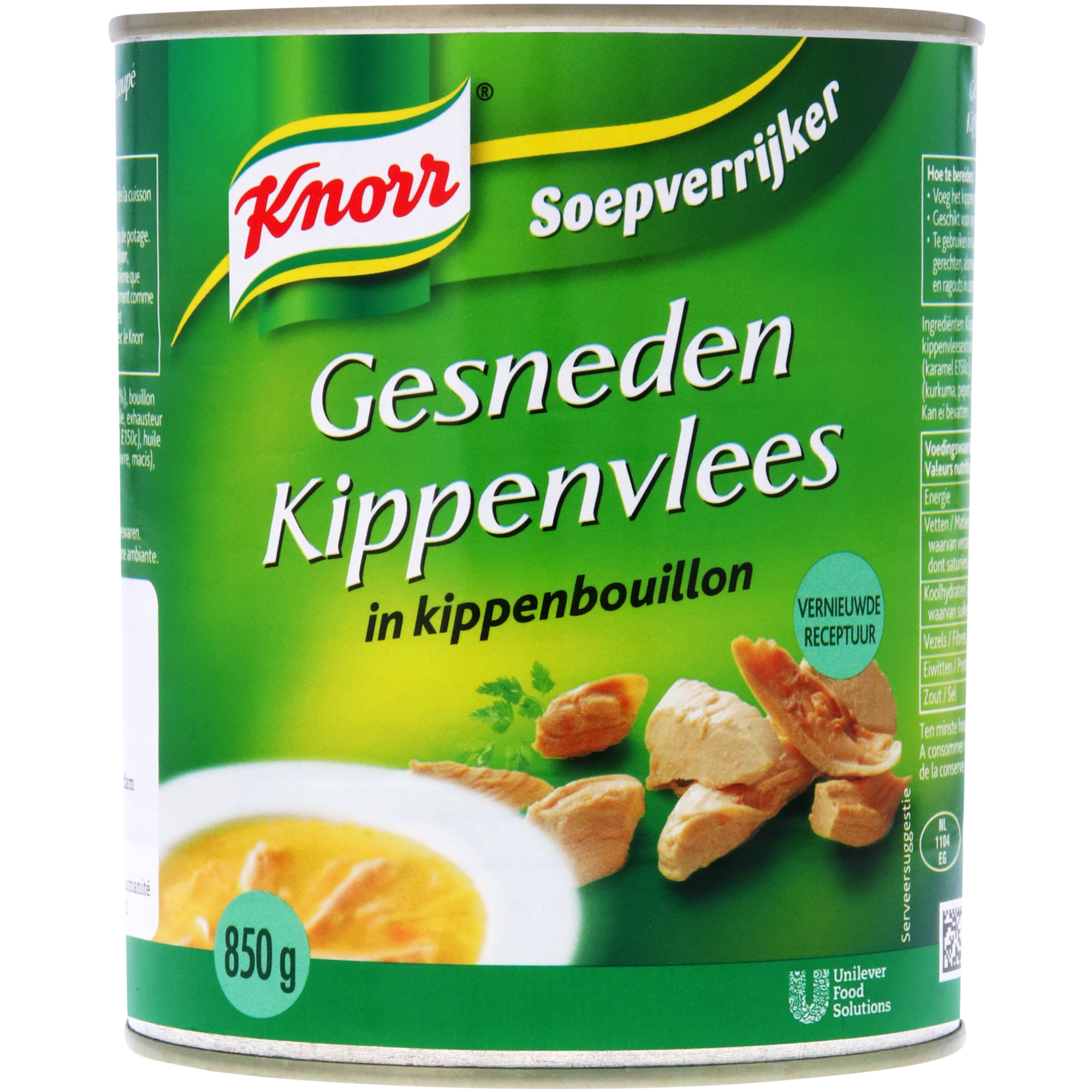 2017 Gesneden kippenvlees 850 gram