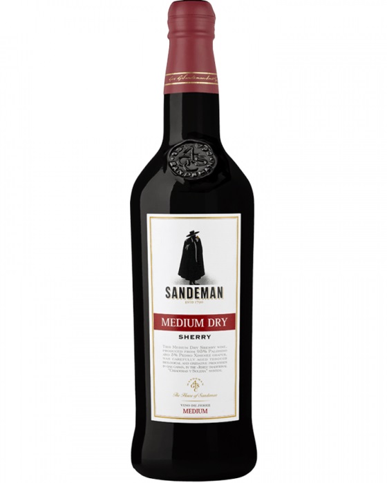 42512 Sandeman sherry medium 1x0,75 ltr