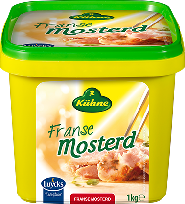 44529 Franse mosterd Luycks fijn 1kg.