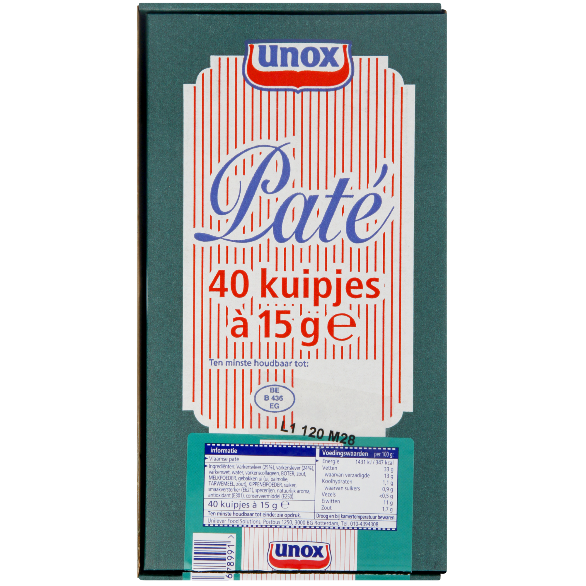 48343 Vlaamse pate 40x15 gr