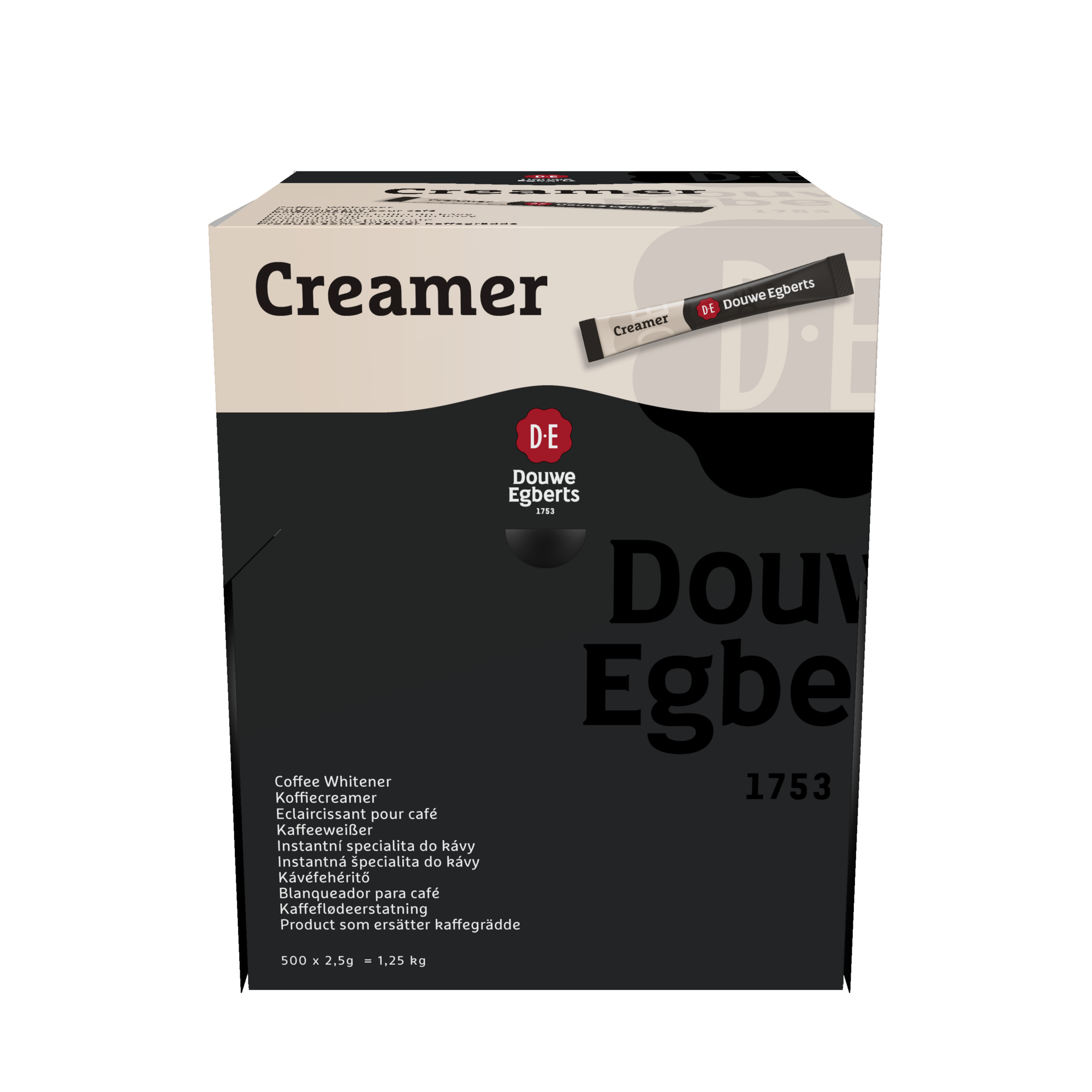 49648 Creamer staafjes licht & romig 500x2,50 gr