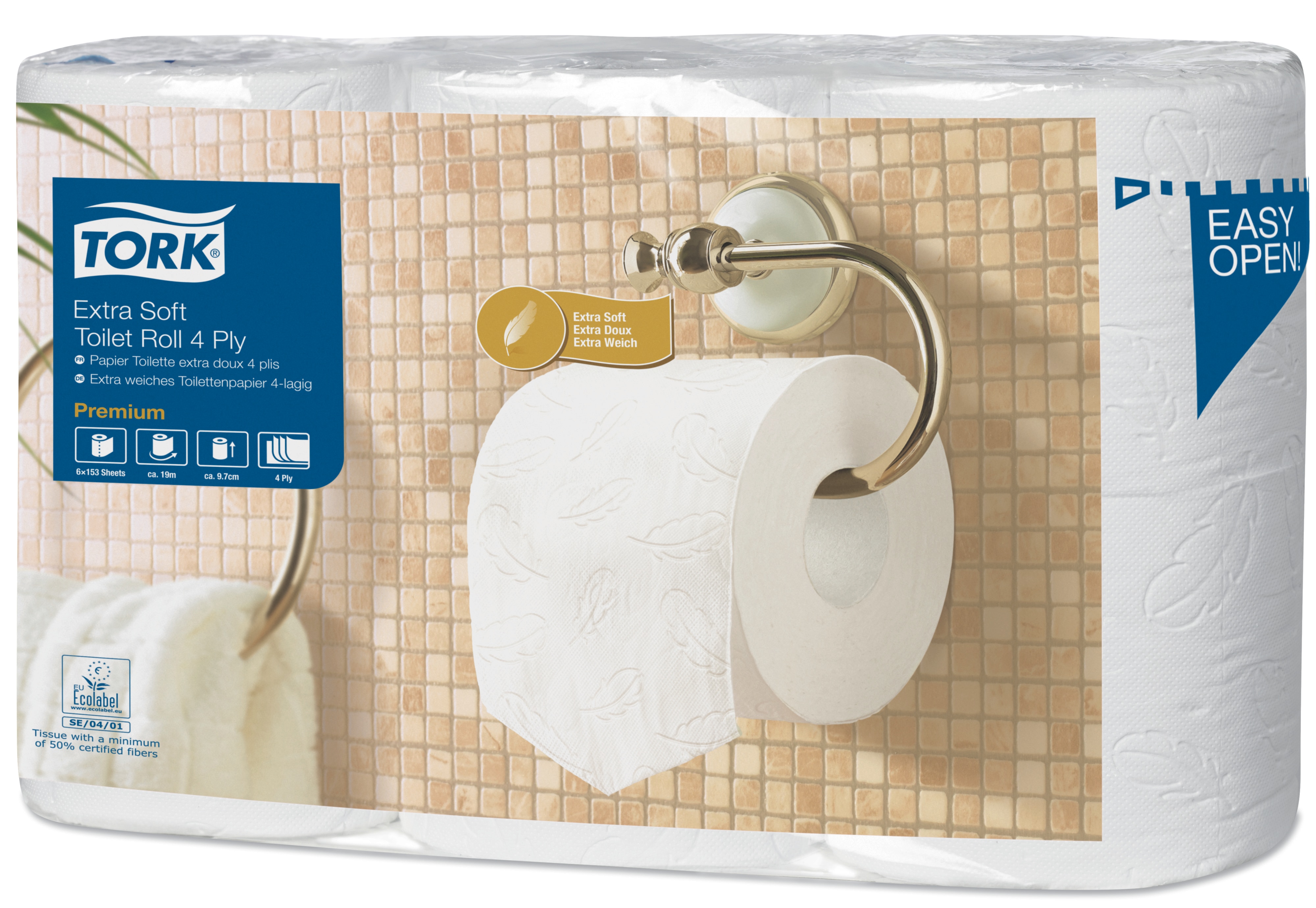 50479 Tork toiletpapier premium soft 4-lgs. 7x6rol (110405)