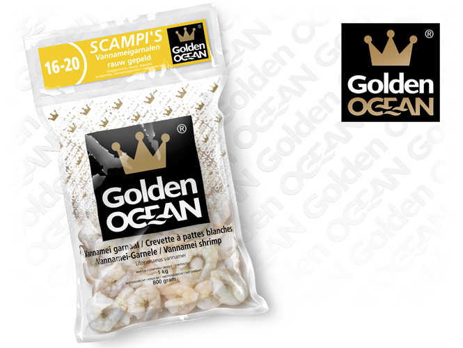 61728 Scampi bt 16-20 rauw gepeld 1kg.