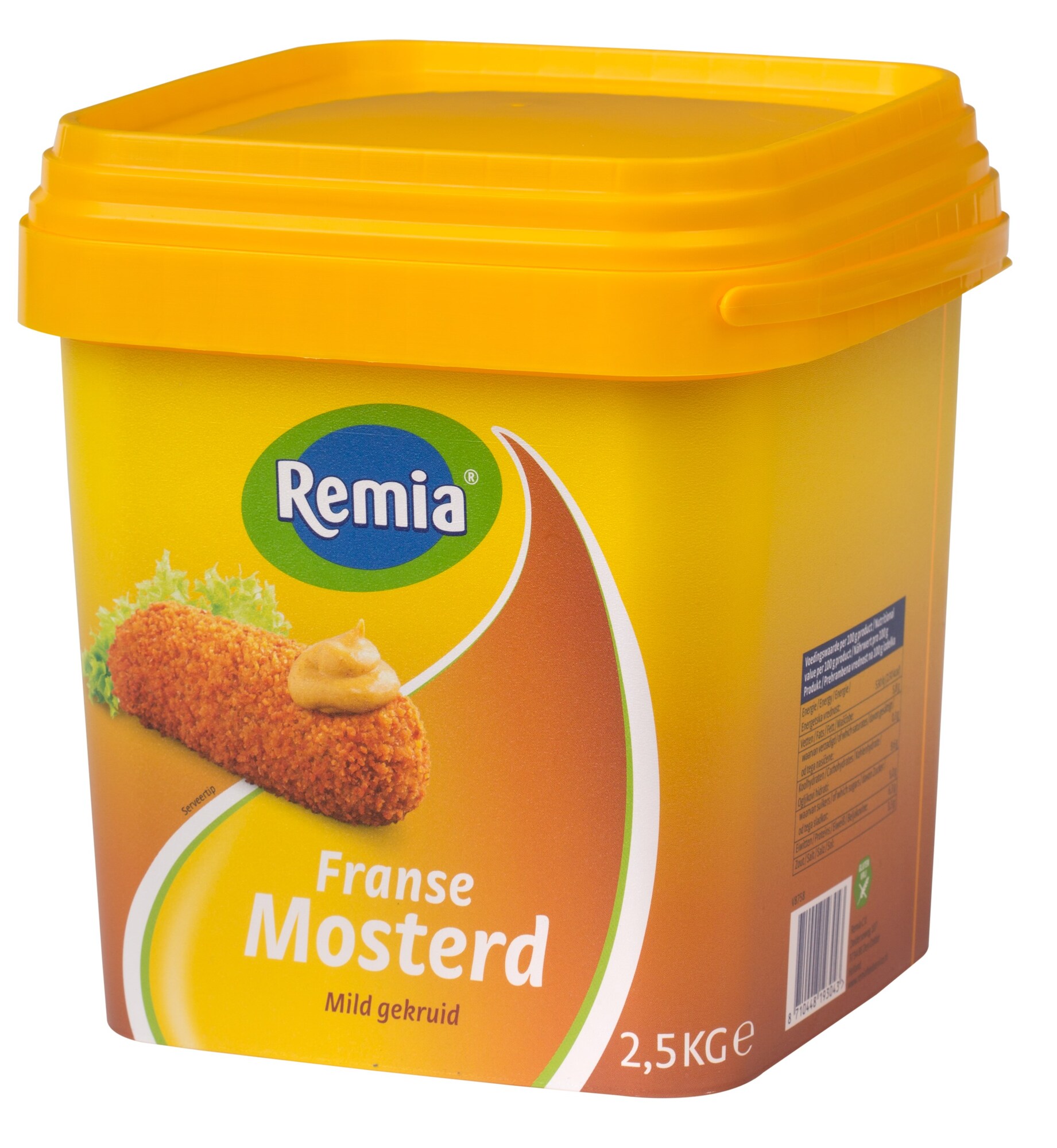 646 Mosterd emmer 2,50 liter