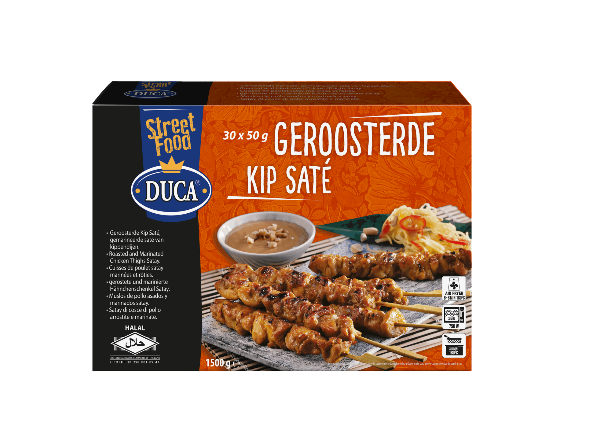 66750 Geroosterde kipsate 30x50 gr