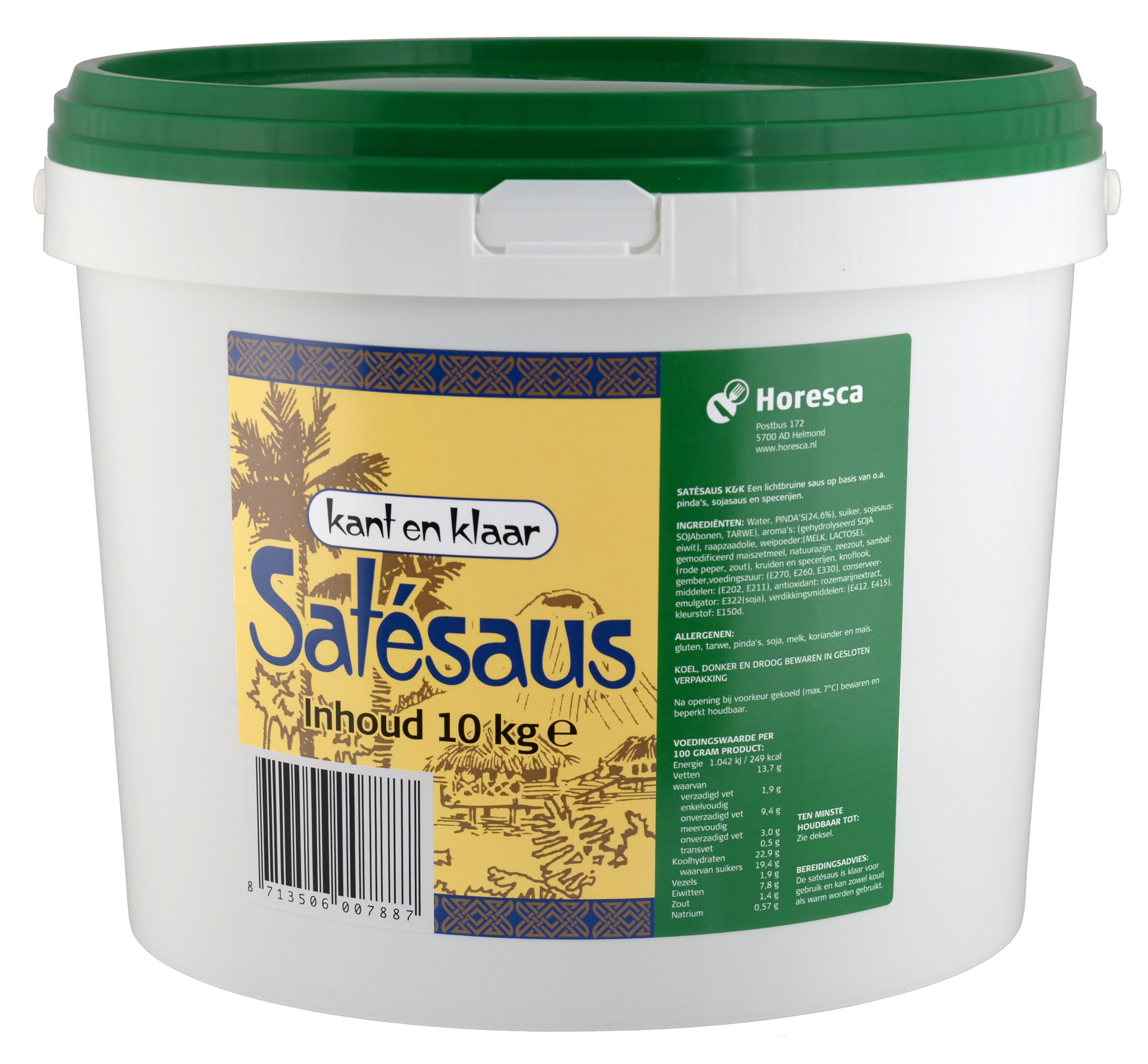 74837 Satesaus kant en klaar 1x10 kg