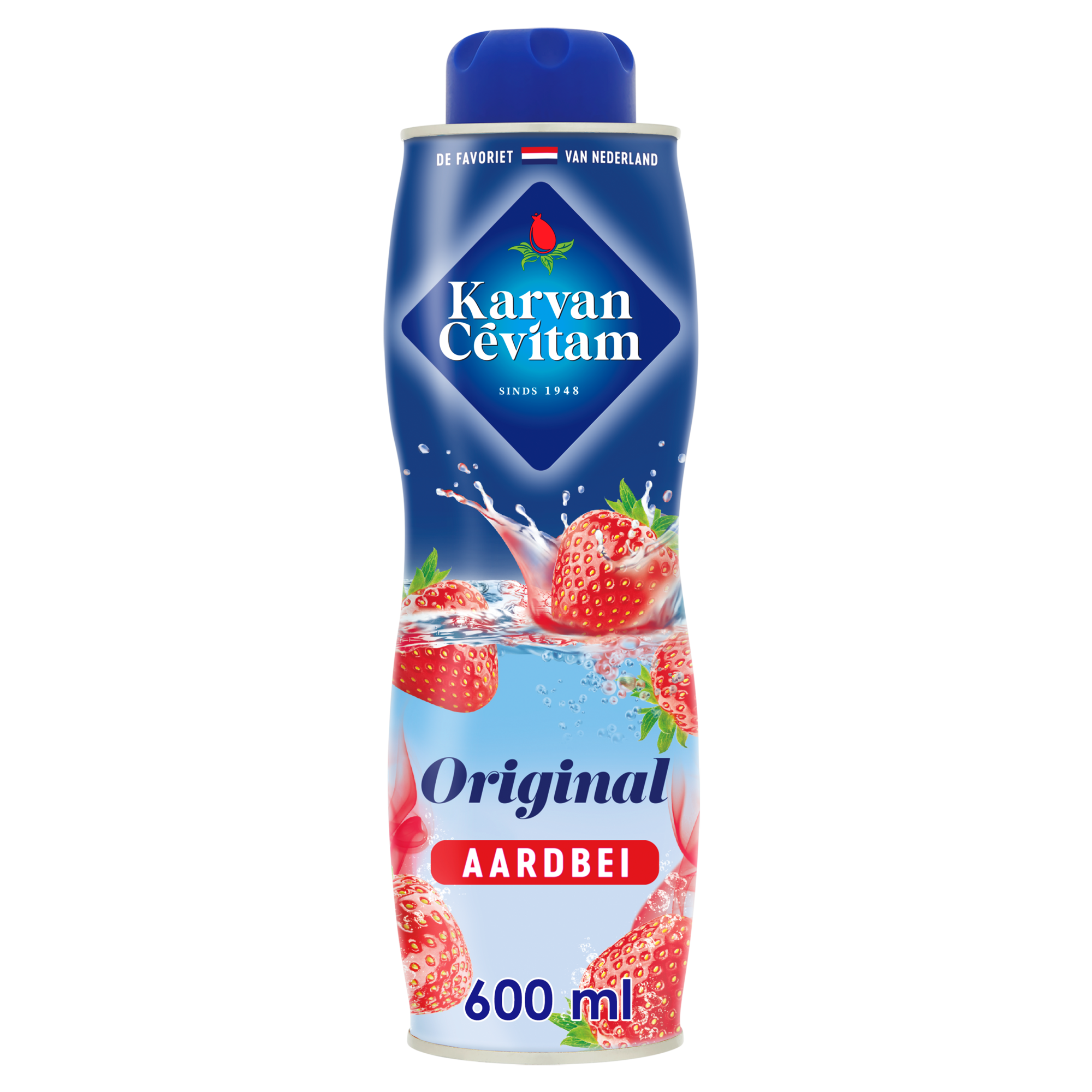 76886 Limonadesiroop aardbei 6x600ml